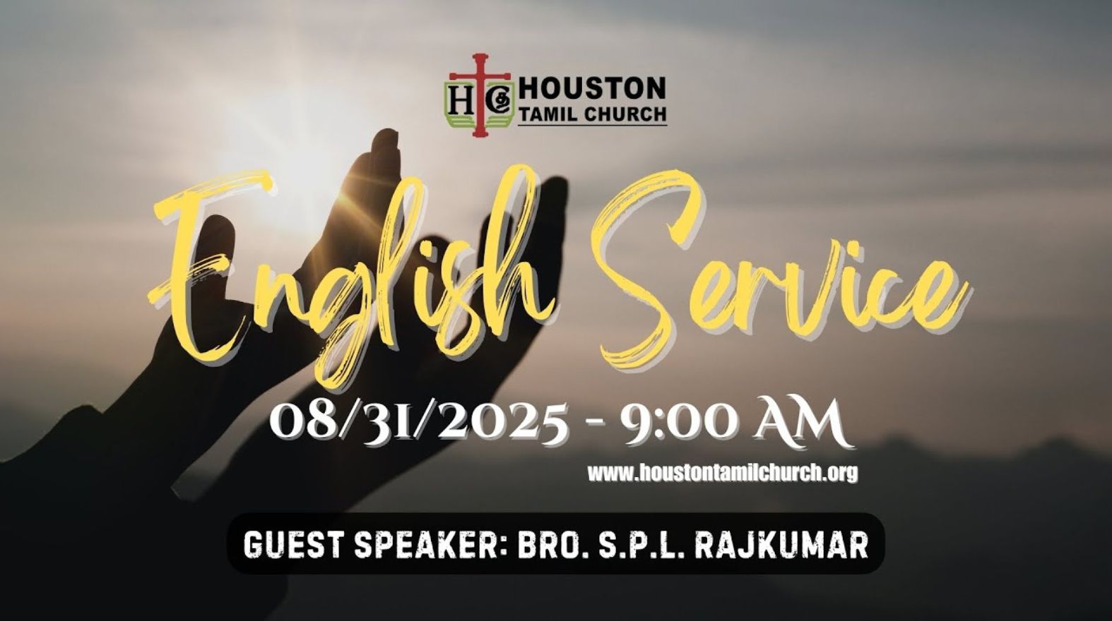 Your Time is God’s Gift _ Houston Tamil Church