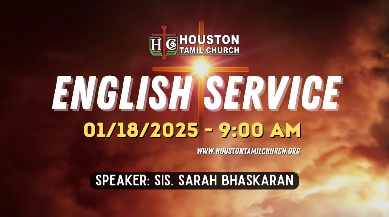 deliverance from fear (English service)