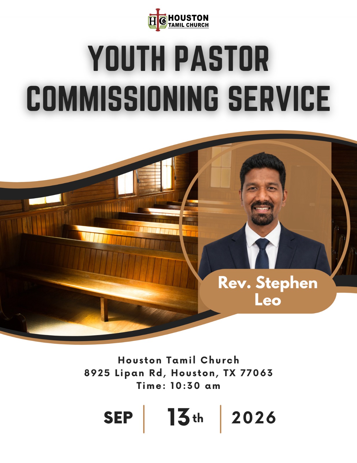 Youth Pastor Commissioning Service